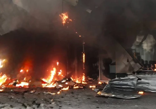 Zmasowany atak na Ukrainę. Media: Ucierpiała polska fabryka