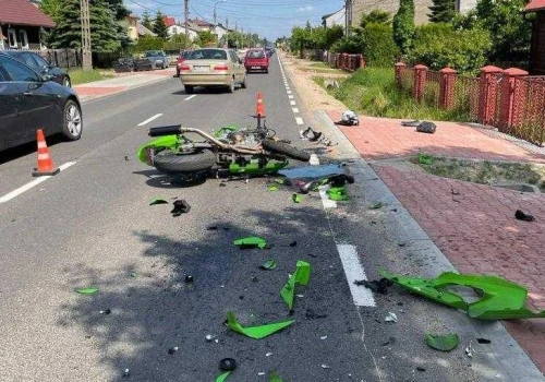 Telefon alarmowy. Śmierć na motocyklu