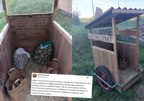 Podlasie: kartoflomat stał się lokalnym hiciorem, korzystają z niego również turyści