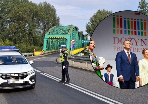 Paraliż drogi lub płynny przejazd? Policja kieruje ruchem w rejonie Dożynek Prezydenckich