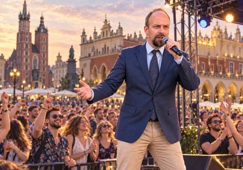Szara kampania, senne miasto i pierwszy wyborczy przebój. Jan Hoffman rozruszał krakowską stypę