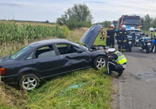 Pijana 35-latka dachowała pod Krężną. Miała prawie 3 promile alkoholu