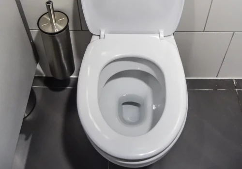 Wciskam mokry papier pod rant toalety i zostawiam na 30 minut. Dociera tam, gdzie nie sięga szczotka