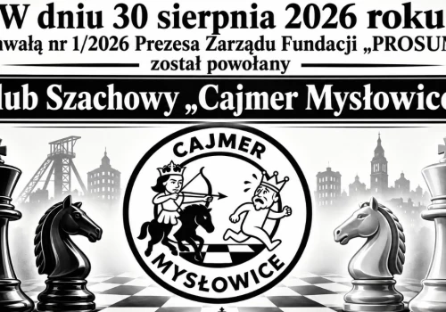 Nowy klub szachowy w Mysłowicach. „Cajmer Mysłowice” zaprasza dzieci i młodzież