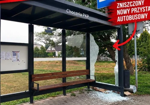 Kolejny akt wandalizmu w Choczni. Apel o filmy lub zdjęcia