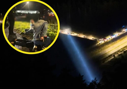Rozbili nielegalne wyścigi koło Pabianic. W akcji śmigłowiec. Pięciu zatrzymanych