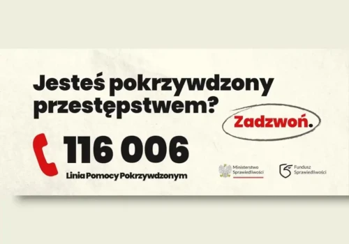 Powraca numer 116 006. Ruszyła bezpłatna i całodobowa Linia Pomocy Pokrzywdzonym