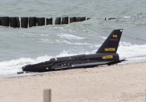Rosyjski dron na plaży pod Kołobrzegiem. Skąd naprawdę przyleciał?