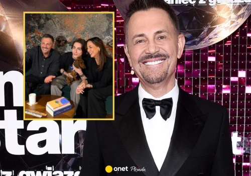 Krzysztof Ibisz z byłą żoną i synem. Maksymilian próbuje dostać się do telewizji