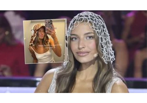 Julia Wieniawa w odważnej stylizacji w podróży. Postawiła na prześwitujący top i zapowiedziała urlop