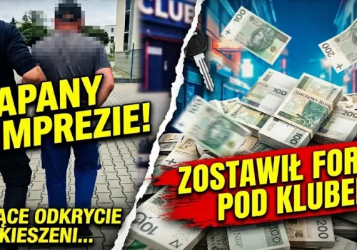 SZOK W CENTRUM OSTROWA! Zostawił pod klubem kamizelkę z fortuną. Chciwy 50-latek myślał, że trafił na żyłę złota!