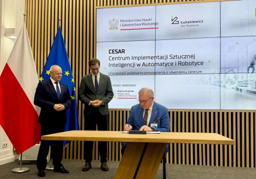 Porozumienie w sprawie utworzenia Centrum Implementacji Sztucznej Inteligencji w Automatyce i Robotyce (CESAR)