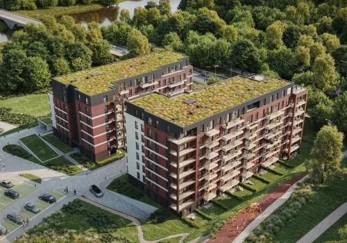 Inwestor ujawnił wizualizację dla osiedla w miejscu dawnej papierni