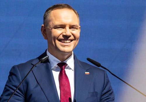 Karol Nawrocki z żoną na wyjątkowej gali. Prezydent zabrał głos