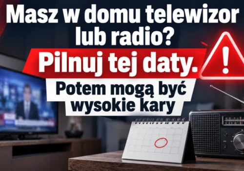 Masz w domu telewizor lub radio? Pilnuj tej daty. Potem mogą być wysokie kary”