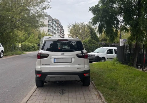 Azjata zastawił samochodem cały chodnik. Wywołany do tablicy, szybko zaczął się tłumaczyć. 