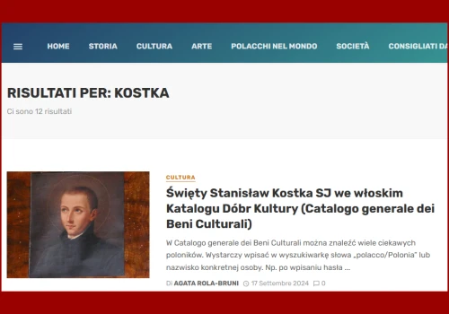 Przygotowując się do obchodów święta Stanisława Kostki SJ