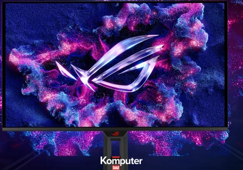 To nowy, gamingowy monitor od Asus. Bazuje na ekranie QD-OLED