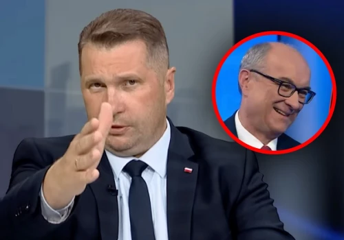 Co za buta! Czarnek rozsiadł się w studiu i groził Czarzastemu. „Nie wywinie się”