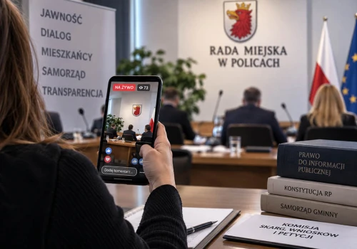 Jawność czy próba uciszenia mieszkanki? Burzliwe obrady komisji w Policach i mocna reakcja Watchdog Polska