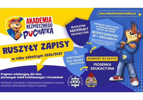 Mądrzej, pewniej, RAZEM! Trwają zapisy do Akademii Bezpiecznego Puchatka – jednego z największych bezpłatnych programów edukacyjnych w Polsce