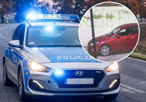 Ktoś namalował to na ścianie budynku parafii. Policjanci nie kryli zaskoczenia, podejrzana zatrzymana