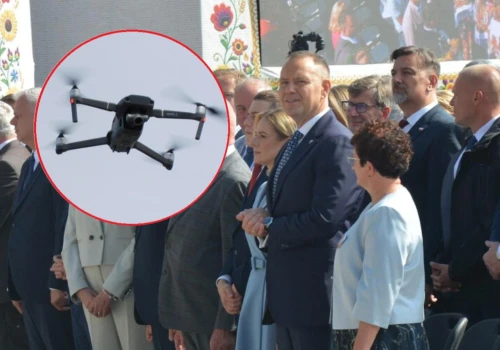 Incydent z dronem podczas Dożynek Prezydenckich. Pilot zatrzymany, wkroczyła prokuratura