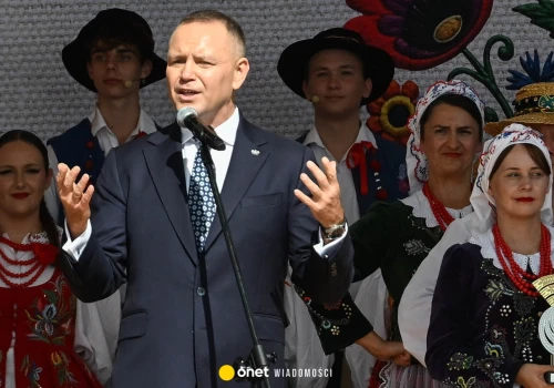 Incydent podczas dożynek z udziałem Karola Nawrockiego. Mężczyzna zatrzymany