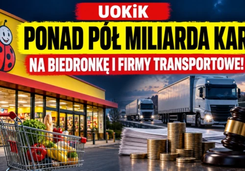 UOKiK: ponad pół miliarda kar na Biedronkę i firmy transportowe!