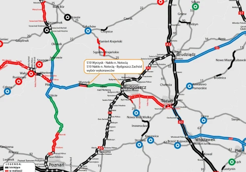 Wybrano nowych wykonawców kolejnych odcinków S10. Trasa połączy Szczecin i Świnoujście z Warszawą