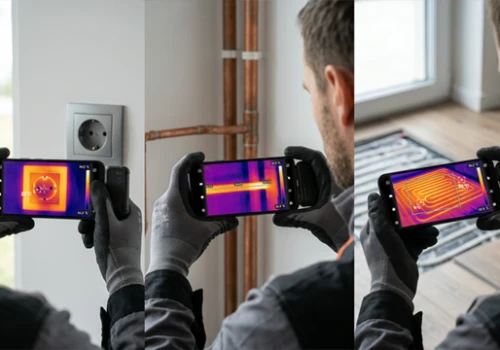 Kamera termowizyjna do telefonu. HAMMER HEAT VIEW wykryje straty ciepła