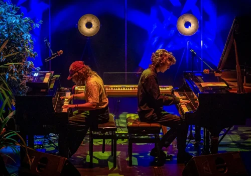 Rodzeństwo młodych pianistów muzyczną niespodzianką koncertu „Podsłuchy”