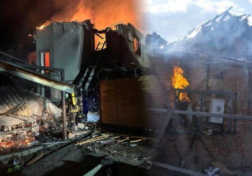 Noc grozy w Kijowie. Rakiety spadły na miasto, wśród rannych są dzieci