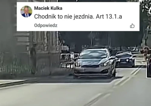 „Chodnik to nie jezdnia”. Ekspert Klimczaka z komisji układającej egzamin na prawo jazdy nie rozumie pierwszeństwa pieszych