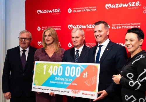 Ponad 7,6 miliona wsparcia na inwestycje sportowe i działalność Kół Gospodyń Wiejskich