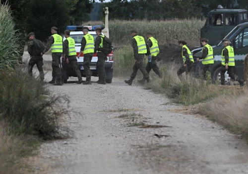 Około 4 kilometry od polskiej granicy spadł lub został zestrzelony dron