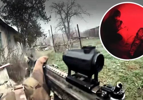 “Nie mogę gadać, w robocie jestem. Wieś czyszczę z ruskich” (WIDEO)
