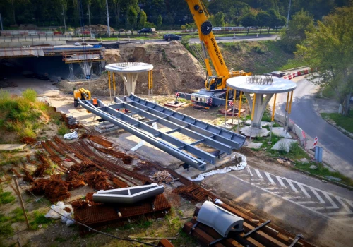 Na gdańskiej Zaspie budują nową kładkę. Dzisiaj ruszyły prace
