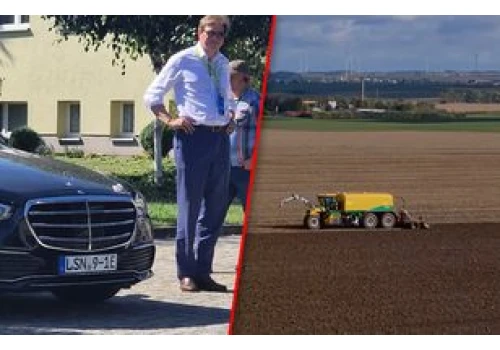 Niemcy przyjechali na wymianę doświadczeń. Prezes ostatniego PGR stracił posadę na tydzień