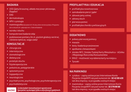 Bezpłatne badania i konsultacje w Tychach. Dzień Zdrowia odbędzie się w Mediatece