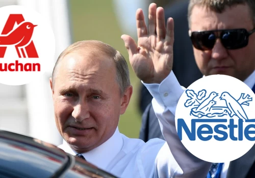 Rosja na mocy dekretu przejęła sobie aktywa Auchan i Nestle, firmy nie wyniosły się na czas
