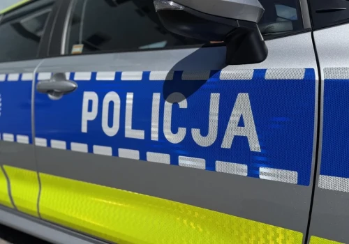 Zasnęła za kierownicą, Kolizja na ul. Krakowskiej