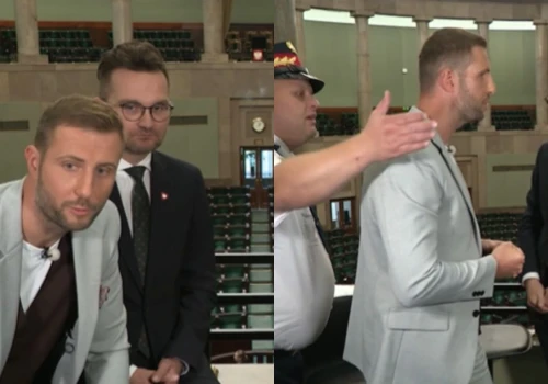 Straż Marszałkowska wyrzuciła dziennikarza Republiki z Sejmu. Jest nagranie