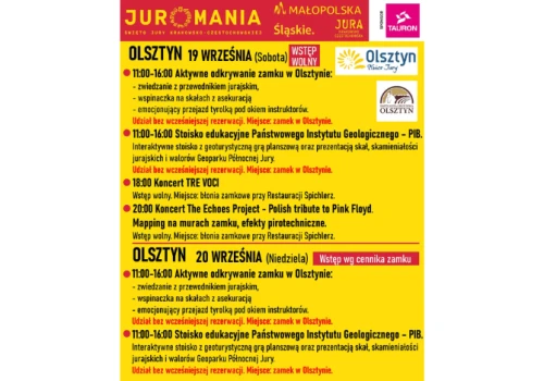 Juromania w Olsztynie: TRE VOCI, muzyka Pink Floyd i widowiskowy mapping na zamku