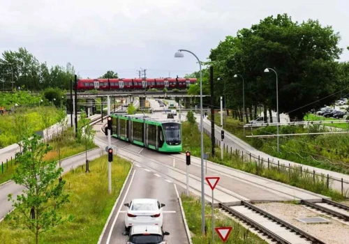 Aglomeracja Kopenhagi z kompletną linią tramwajową łączącą 8 gmin