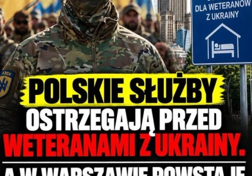 Polskie służby ostrzegają przed weteranami z Ukrainy!