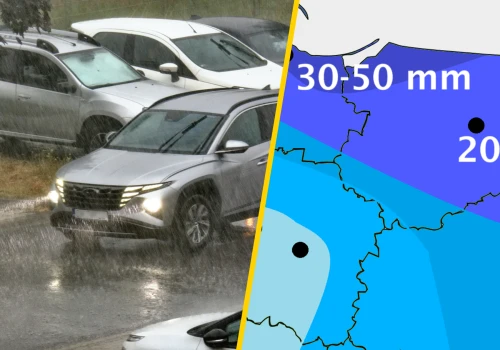 Do Polski nadciągają obfite deszcze. W tych regionach spadnie nawet 50 mm wody