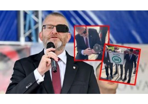 Kolejna akcja Brauna. Chciał pochwalić się akcją w Krakowie