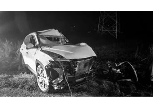 Tragiczny wypadek na drodze powiatowej. Nie żyje 18-letni mężczyzna