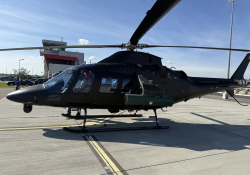 Testy AW109 TrekkerM w Nowej Dębie